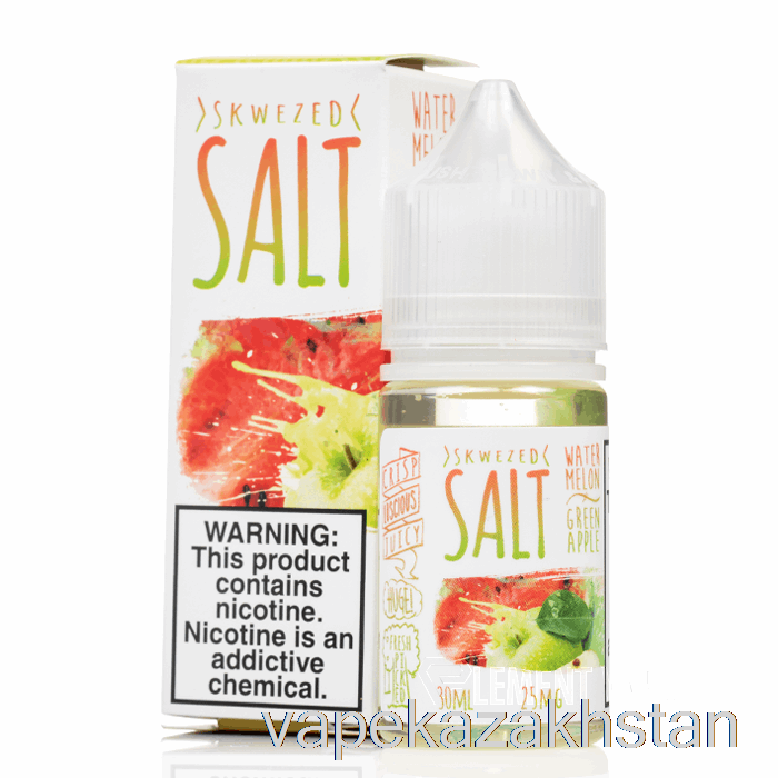 Vape Kazakhstan Watermelon Green Apple - Skwezed Salts - 30mL 50mg